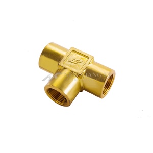 Raccord en T femelle en laiton 1-1/4'' pour matériel marin, adaptateur de raccord de tuyau de bateau pour yacht, fabriqué à Taïwan - Product Image 3