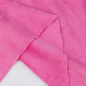 环保新设计芭比风格100% 涤纶PV羊毛面料，用于服装和家用纺织品。