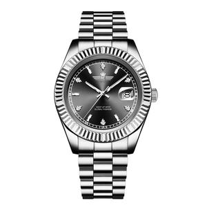 Reloj de Cuarzo Clásico de Lujo para Hombre, OEM ODM, Acero Inoxidable, Estilo Ejecutivo, Resistente al Agua 3BAR, Cristal de 36mm, Calendario, Personalizable - Product Image 1
