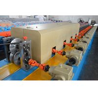 Entraînement de boîte de vitesses 45mm 55mm 77mm PU Foamed Roller Shutter Door Slat Roll Forming Machine