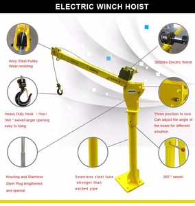 Gran oferta, camioneta, Mini grúa, tipo eléctrico, tipo hidráulico, elevador de camión plegable con cabrestante eléctrico - Product Image 3
