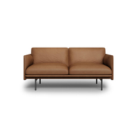 Canapé en mousse PU haute densité au design moderne, disponible en deux places, canapé de détente, mobilier de réception de bureau