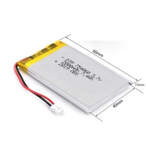 사용자 정의 NMC 셀 801525 230mAh 532929 501922 3.7V 이온 리튬 배터리 754060 2000mAh LiPo 배터리 7.4V - Product Image 6