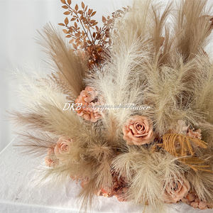 Fábrica de Flores Artificiales DKB, Decoraciones Personalizadas para Bodas en Interiores y Exteriores, Hilera de Flores Artificiales de Pampa - Product Image 4