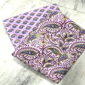 Tela de Algodón Estampada en Bloque, Ecológica, Ligera, para Coser, Tapicería, Cortinas, Confección de Vestidos, Hecha a Mano en India, con Diseño Floral - Product Image 6