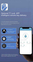 Cerradura Inteligente con IA, Nueva con Reconocimiento Facial 3D, Huella Dactilar, App Tuya, WiFi, Videollamada Infrarroja, para Puerta de Aluminio/Madera