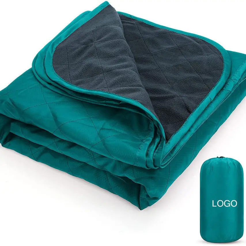 Waterproof And Thickened Camping Blanket With Premium 210T Polyester Cloth And 210g Polar Fleece Ideal For Outdoor Adventures