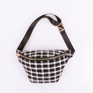 กระเป๋าคาดเอวแบบครอสบอดี้ โพลีเอสเตอร์ สั่งทำได้ตามต้องการ สำหรับทุกเพศ ทุกวัย น้ำหนักเบา สีดำ สีขาว เหมาะสำหรับฤดูหนาว พร้อมซิป เป็นของขวัญ - Product Image 2