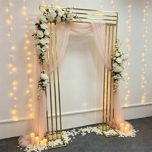 <span class=keywords><strong>Arche</strong></span> de mariage carrée en métal multifonctionnelle et détachable 2x1,2m pour la décoration florale et scénique - Product Image 5
