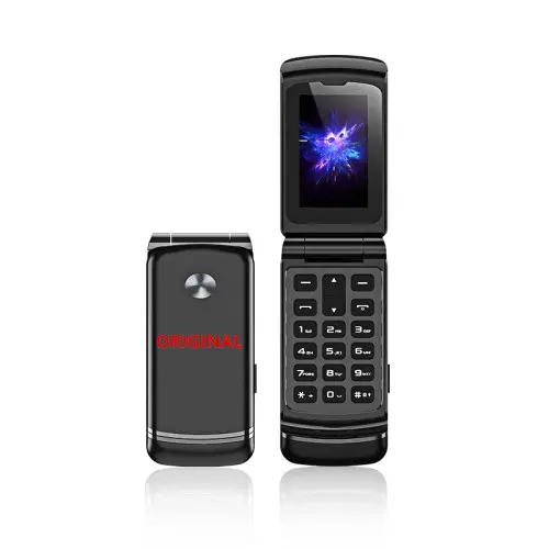 Commercio all'ingrosso ULCOOL F1 Super Mini Flip Feature Phone Anti-lost Small Card Compact GSM Dialer Mobile Phone