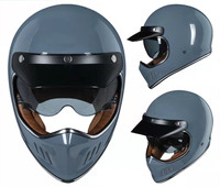 Casque de moto OEM avec casque intégral au menton détachable avec visière Casque Cross