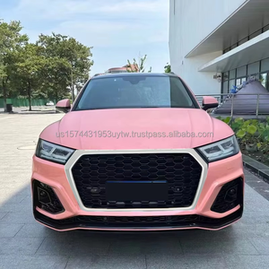 Calandre avant nid d'abeille style PNB RSQ5 pour Audi Q5 B9, cadre noir brillant, argenté, 2019-2021, ABS, nouvelle qualité supérieure, installation facile - Product Image 6