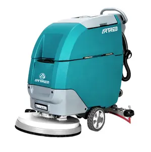 Hot Sell Walk Behind Scrubbing Low Noise Battery Operated New Cleaning Floor Scrubber Machine