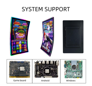 32 inch màn hình cảm ứng Bảng điều chỉnh điện dung dọc màn hình kỹ năng trò chơi máy cong hiển thị kiosk màn hình cảm ứng màn hình cho chơi game - Product Image 4