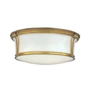 Lámpara de Techo Clásica de Estilo Flush Mount con Cristales y Bronce Envejecido, Iluminación Atemporal para Hoteles, Comedores y Áreas Abiertas - Product Image 3