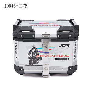 Boîte à bagages arrière <span class=keywords><strong>pour</strong></span> moto JDR Factory, capacité 45L, boîte de livraison <span class=keywords><strong>pour</strong></span> vélo en alliage d'aluminium - Product Image 1