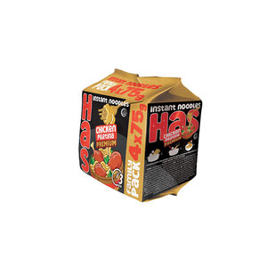 HAS Fried Instant Noodles Premium Chicken Flavour Family <b>Pack</b> 300g 18% Fat 3-Minute Cooking Time <b>Wheat</b> Flour 12 Months Shelf DEM - Product Image 1