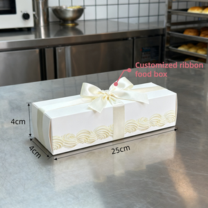 Tùy chỉnh logo trắng bánh cookie boxe ổ bánh hộp cho bánh cuộn tráng miệng bánh nướng xốp bánh rán kẹo và bánh ngọt với cửa sổ - Product Image 5