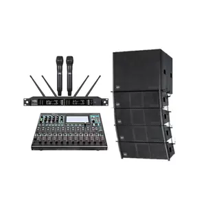 2 channel dual 10 inch waterproof sound system set line array speakers kits outside best line array speaker