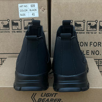LIGHT BEARER 609 Chaussures de sécurité fonctionnelles pour hommes, imperméables, respirantes, avec embout en acier, pour l'industrie, la construction, les mines