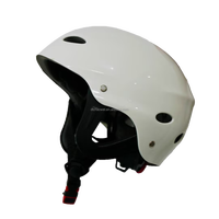 Casque de sauvetage aquatique extérieur réglable Swift Water Technical Half Cut Blue Color avec oreilles
