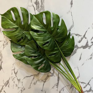 Vente flash : Grandes feuilles tropicales artificielles, feuillage de calla, toucher réaliste pour la décoration de la maison, de l'hôtel, des mariages et des fêtes - Product Image 5