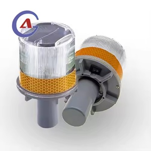 Luz estroboscópica LED solar para conos de tráfico al aire libre, luz de advertencia para barricadas, precio de fábrica al por mayor para construcción de carreteras - Product Image 3
