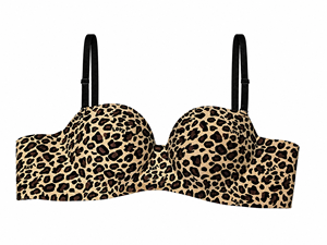 <span class=keywords><strong>Reggiseno</strong></span> Leopardato Personalizzato OEM ODM, Push-up Senza Cuciture, <span class=keywords><strong>Mezza</strong></span> <span class=keywords><strong>Coppa</strong></span>, Beige Nude, Stampa Animalier per Donna, Ideale per Feste - Product Image 5