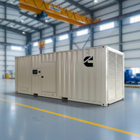 Groupe électrogène silencieux conteneurisé pour centre de données 850KVA 1200KVA, moteur diesel Cummins, alternateur Leroy Somer, refroidissement par eau, ATS