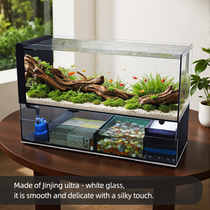 Wholesale Ultra-clear Glass Ultra-narrow <strong>Fish</strong> <strong>Tank</strong> Silent Multifunctional Rectangle Aquarium <strong>Tank</strong> for Home - Product Image 4