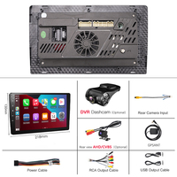 Autoradio Android 9 pouces, système multimédia pour voiture, processeur octa-core, GPS, DSP, Bluetooth, Mirror Link, lecteur audio pour voiture, Wifi