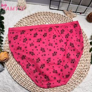 Amysi 535 #   Meistverkaufte Preisgünstige Damen-Unterwäsche mit Hohem Bund und Blumenmuster aus Milchseide für Frauen Mittleren Alters aus dem Pazifik - Product Image 4