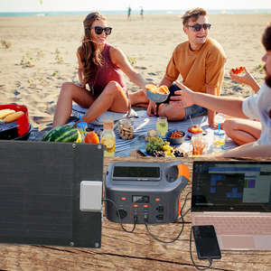 Centrale électrique portable 96Ah panneau solaire au lithium-ion 300W-2000W 110V/220V <span class=keywords><strong>Source</strong></span> d'alimentation de camping en plein air - Product Image 3