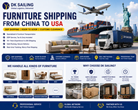 Agent d'expédition maritime LCL Chine-Canada pour meubles, service porte-à-porte pour petites lots
