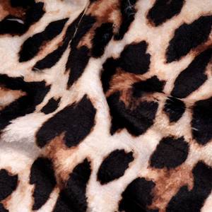 <b>Leopard</b> Print Double Side Soft Warm Polyester Baby Fleece Blanket Stocklot Flannel Fabric for Crib <b>Bedding</b> - Product Image 3