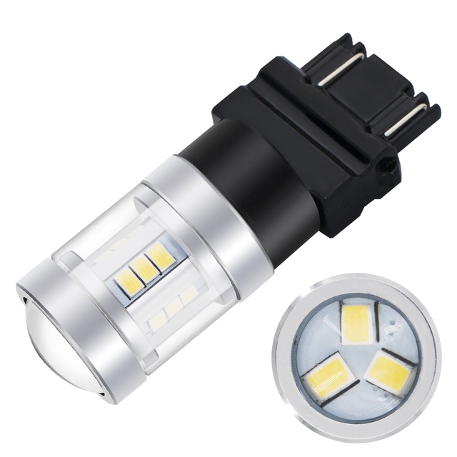 3156 3157 12-24v Led Switchback Light 3020 18smd 1156 Ba15s P27/7w 7443 Turn Signal Reverse Brake Led Drl Auto Tail Lamp