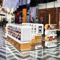 Vitrine de magasin de téléphonie mobile, mobilier de présentation de vente au détail, étagères murales, comptoir, vitrine de magasin de téléphonie mobile personnalisable