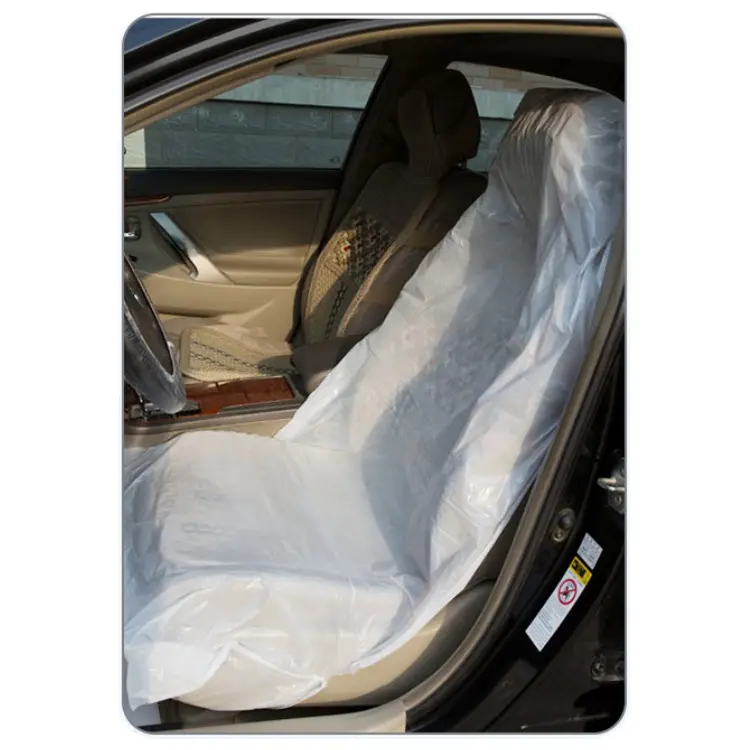 Impermeable a prueba de humedad a prueba de polvo de protección de seguridad de plástico desechable cubiertas de asiento de coche