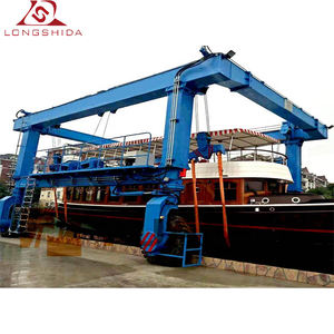 Marine Travel Lift Yacht Crane Grúa de pórtico Grúa de elevación de barco móvil de 800 toneladas - Product Image 4