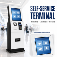 Layar Sentuh Kapasitif Proyektif 10 Titik Tahan Air IP65, Panel PC Industri All-in-One 7 Inci RK3588 yang Dapat Disesuaikan