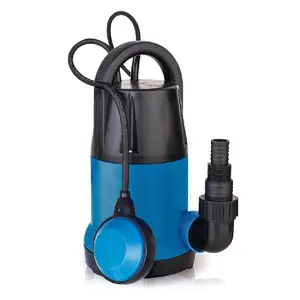 Bomba de plástico prática para irrigação de lago de jardim portátil submersível para drenagem de água limpa