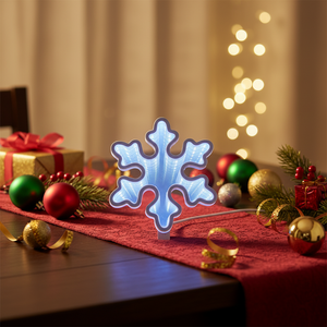 Specchio Infinity <span class=keywords><strong>a</strong></span> Fiocco di Neve Personalizzabile per Uso Interno/Esterno, Stile Tenda con Opzioni Plug-in e da Inserimento nel Terreno - Product Image 6