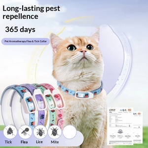 <span class=keywords><strong>Collar</strong></span> Antipulgas y Garrapatas para Perros y Gatos con Diseño Floral para la Temporada de Primavera - Product Image 1