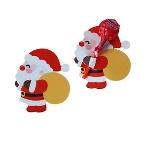 Papá Noel pingüino conejo dibujos animados piruleta Tarjeta de papel decorativa DIY decoración 50 unids/pack No hay comentarios aún - Product Image 1