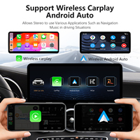 Navigateur GPS ultra-fin 12,3 pouces, autoradio avec CarPlay sans fil intégré, Android Auto, système d'exploitation Linux, WiFi pour Mercedes-Benz Classe C (W205)