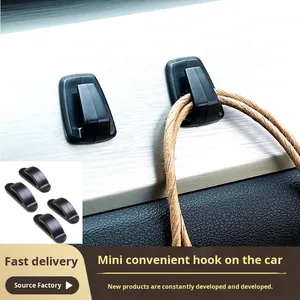 Traceless Adhesive ABS <b>Car</b>-mounted Convenience <b>Hook</b> Interior Kits for Front Seat Center Console-Minimalist Design - Product Image 3