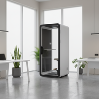 UNIBOOTH Cabines d'intimité insonorisées mobiles et durables en profilés d'aluminium de précision, design moderne, module rapide, pour salon extérieur et hôtel