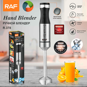 RAF Hand Blender With 4 Blade and Fast Start, Ice Crush Easy to Clean 1600W for Kitchen Work 14500RPM BPA Free RAF Hand Blender - Product Image 2
