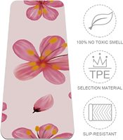 Orange Surf Épais Gymnastique Yoga Tapis Tapis Étanche Exercice Sol Pilates Perte De Poids Pliable NBR NBR Mousse Logo Personnalisé