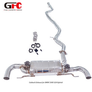 El GFC es adecuado para el Catback híbrido de alta calidad 2023 <span class=keywords><strong>BMW</strong></span> <span class=keywords><strong>330e</strong></span> 2,0 T G20 B48 con silenciador de sistema de escape de válvula - Product Image 1